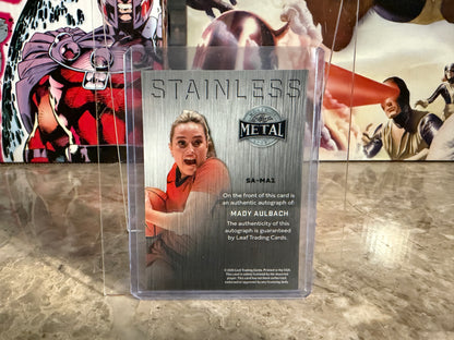 Mady Aulbach 2026 Leaf Women of Sport Stainless Auto Silver 1/1