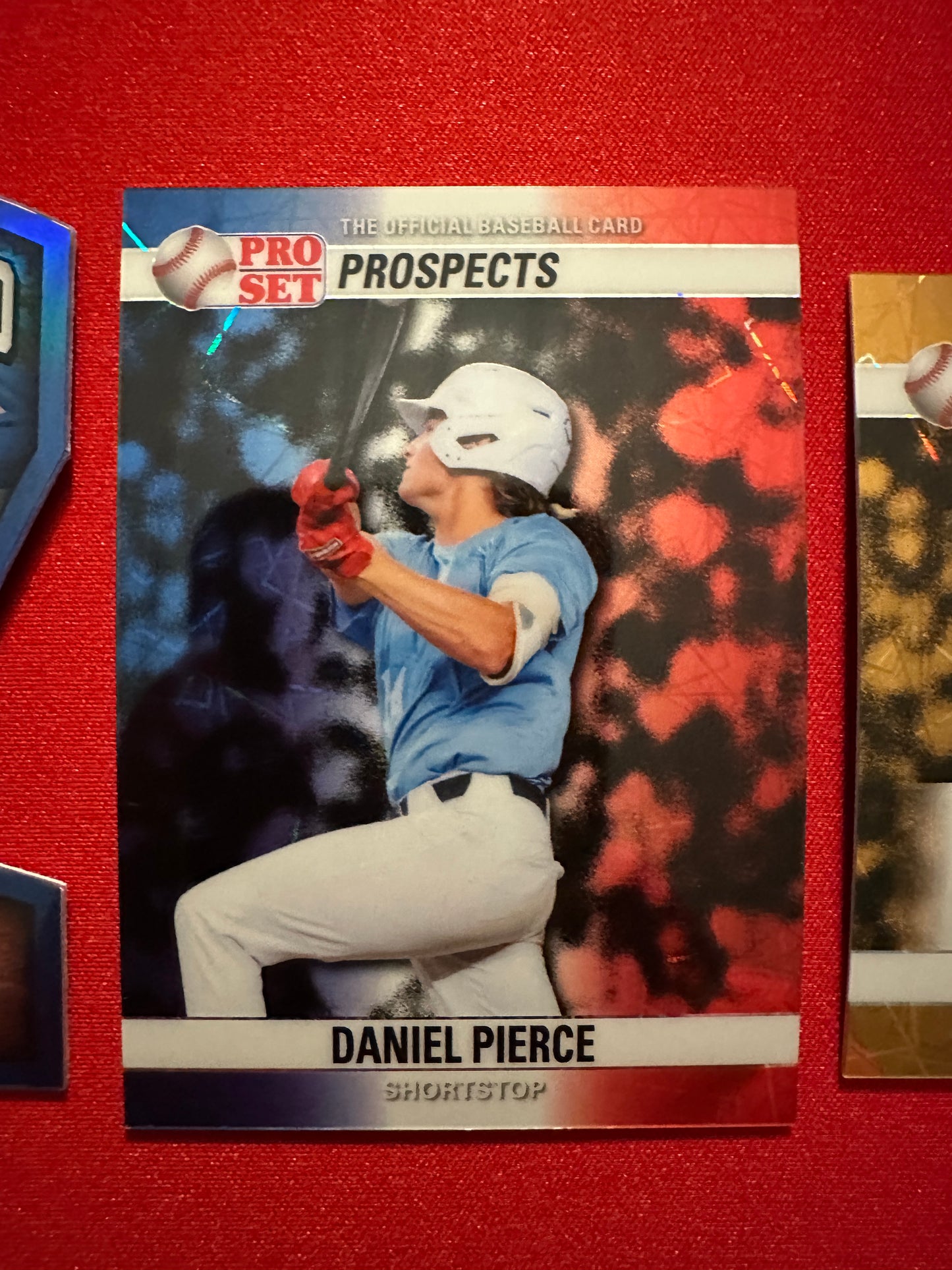 Daniel Pierce 2026 Pro Set Metal 1/1 Gold AUTO, /5 & /6 RWB Lazer Lot - Rays