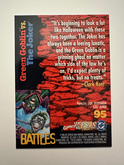 Green Goblin/Joker #95 (1995 Fleer DC vs. Marvel) - Higher grade