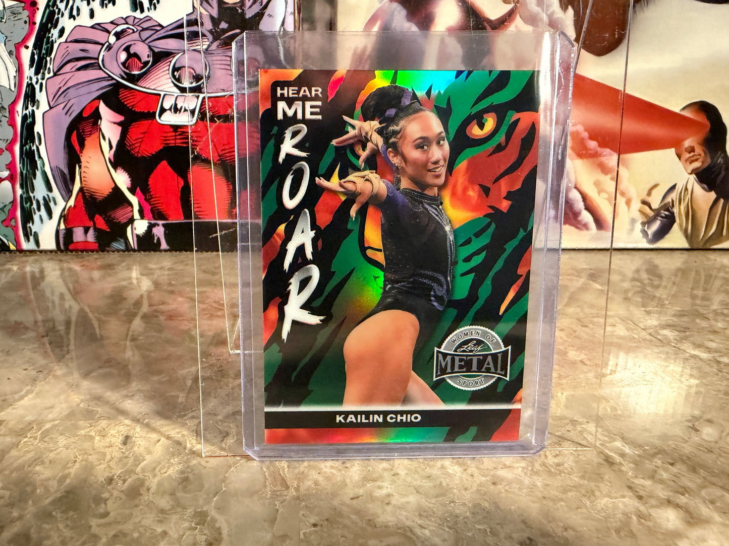 Kailin Chio 2026 Leaf Metal Women Of Sport Hear Me Roar Green /4