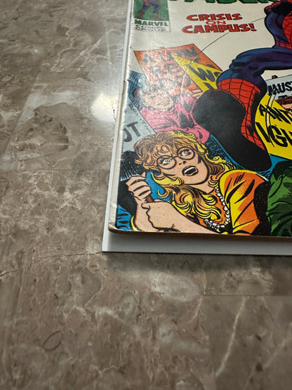 Amazing Spider-Man #68 FN+ 6.5 (1969 Marvel Comics) - White cover