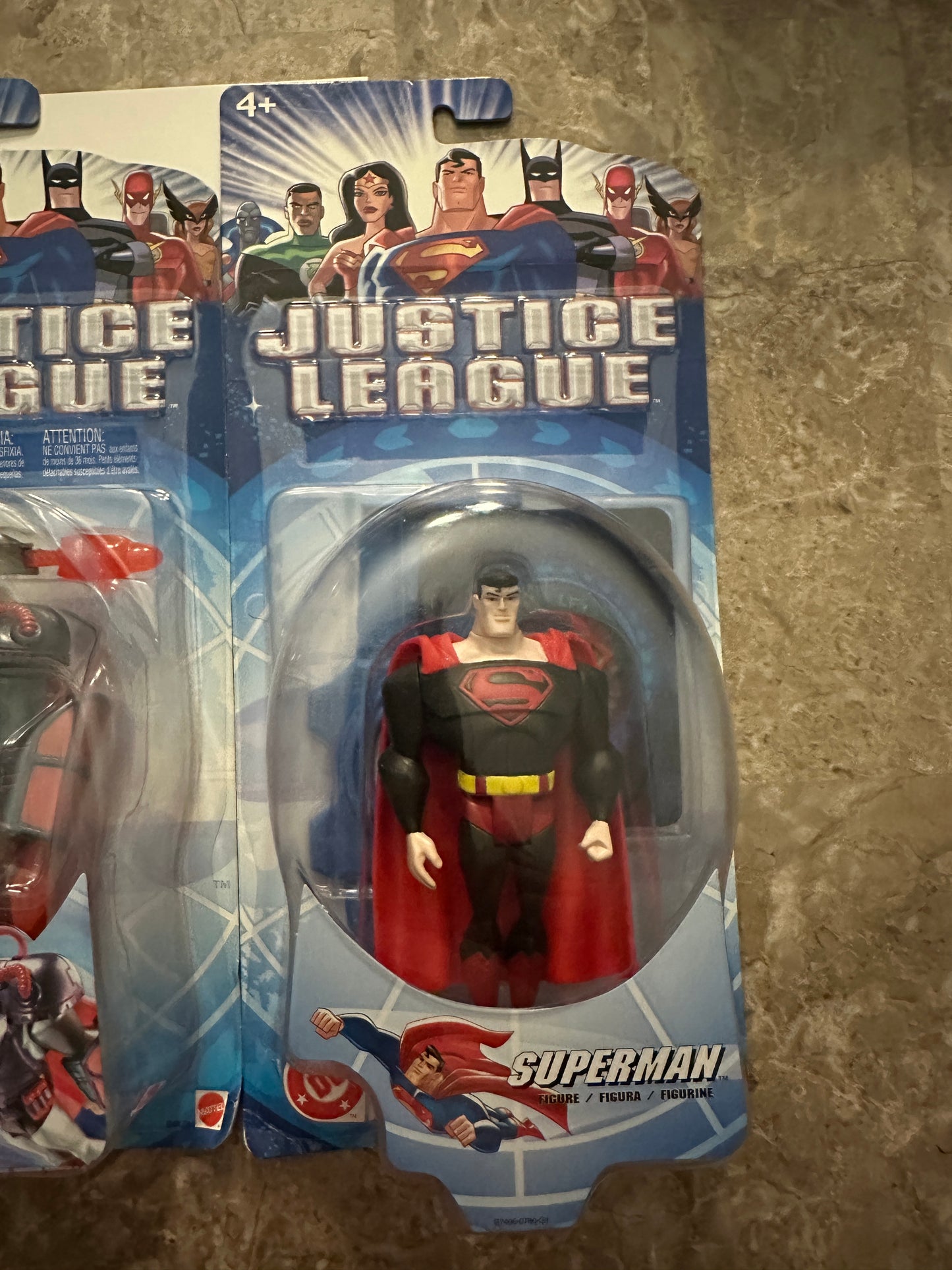 Justice League Animated Superman & Superman Mega Armor (Mattel) - New Sealed