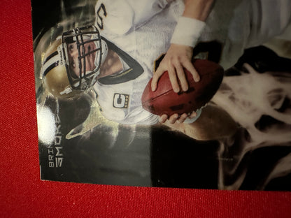 Drew Brees 2026 Leaf Optichrome Bring the Smoke 1/1 Super Prismatic Color Match