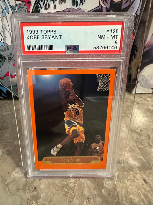 Kobe Bryant #125 PSA 8 NM-MT (1999 Topps)