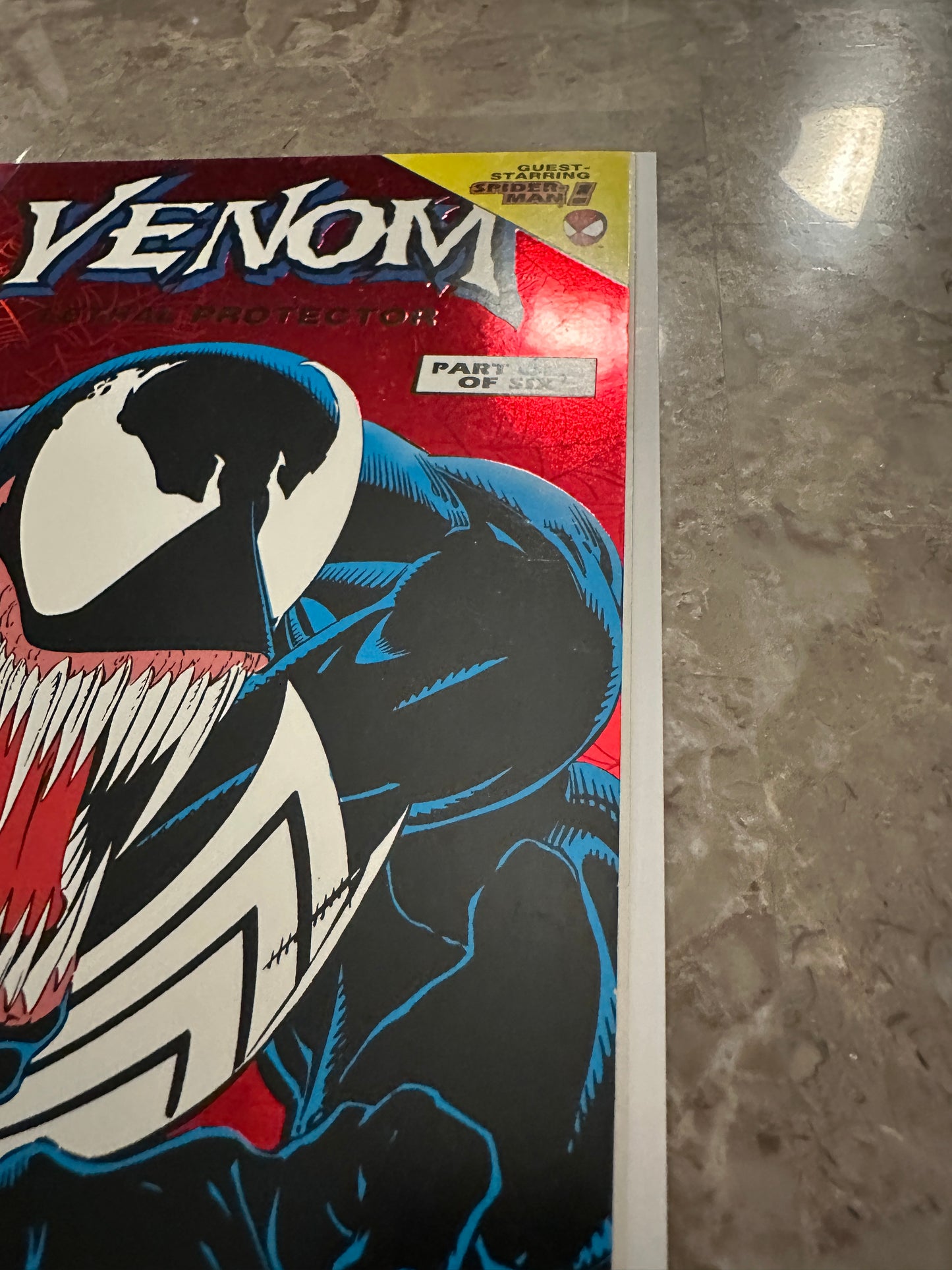 Venom Lethal Protector #1 VF+ 8.5 (1993 Marvel) - De La Rosa Signature Print