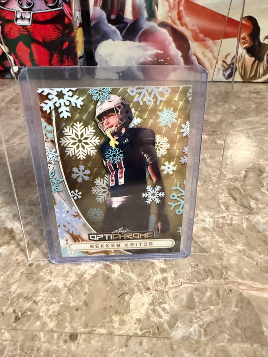 Bekkem Kritza 2026 Leaf Optichrome Snow Day Super Gold Prismatic 1/1