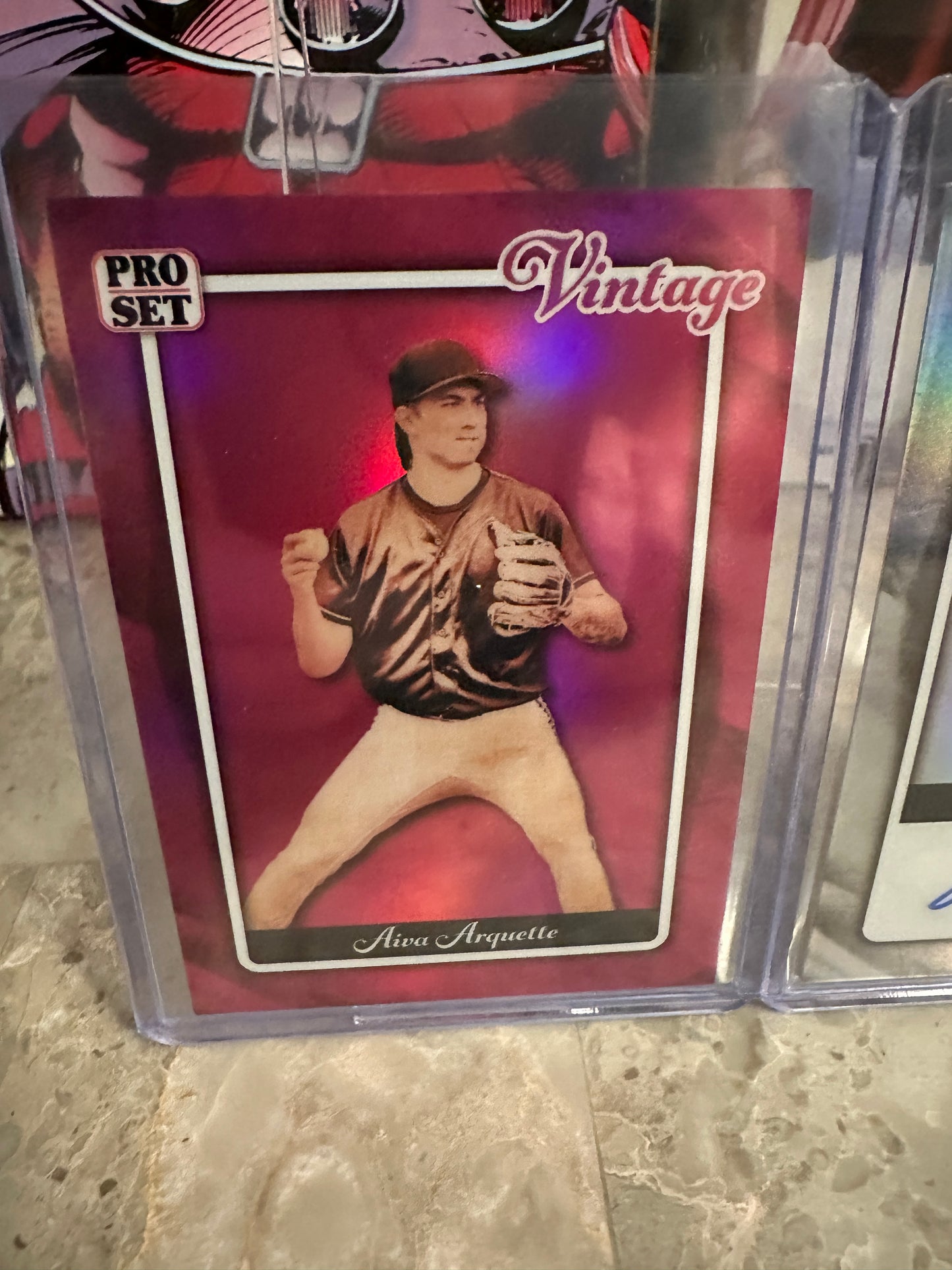 2026 Pro Set Aiva Arquette Vintage Pink Prismatic /6 & Silver Auto /25 Lot