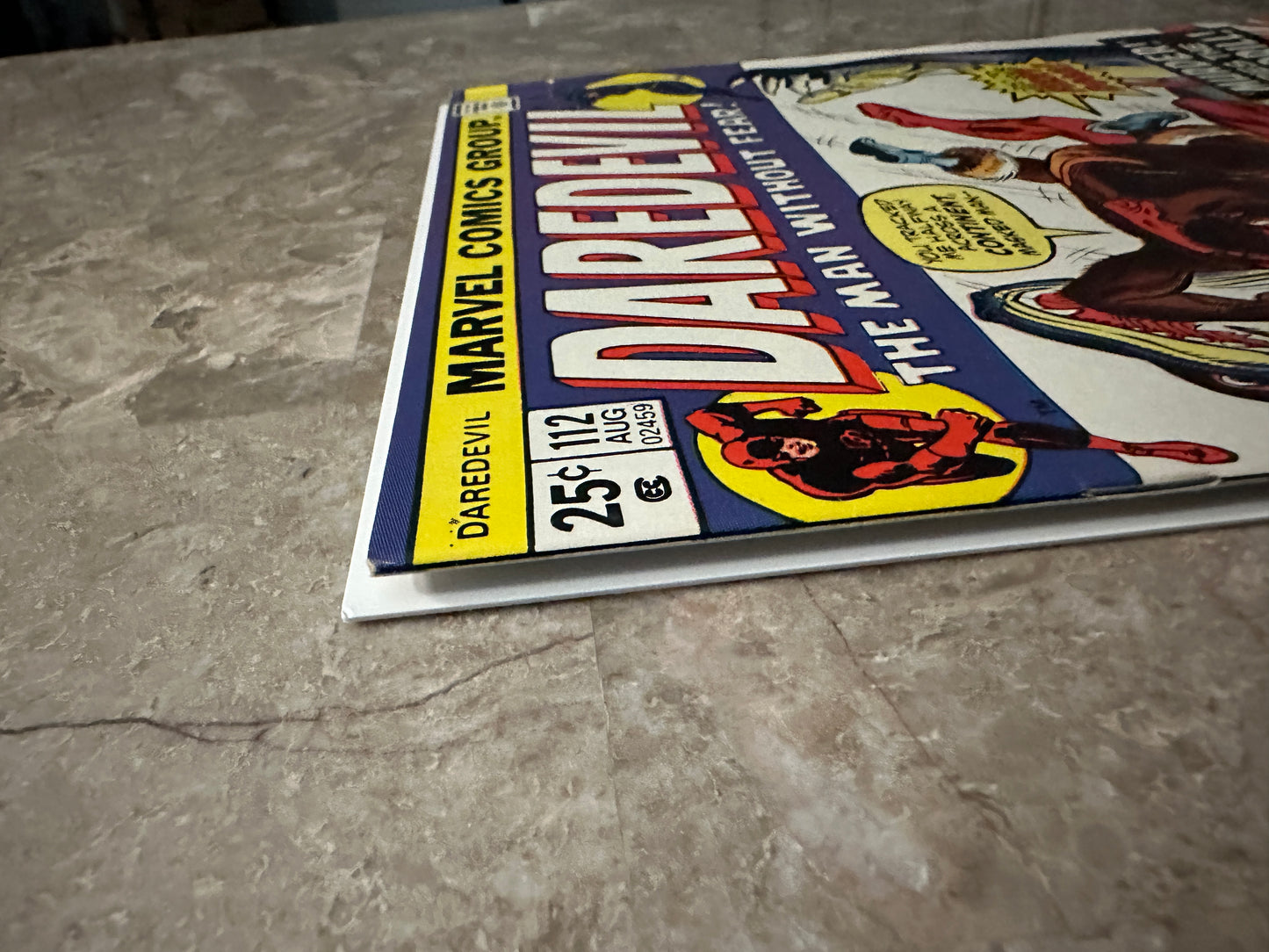 Daredevil #112 FN+ 6.5 (1974 Marvel) - Excellent color