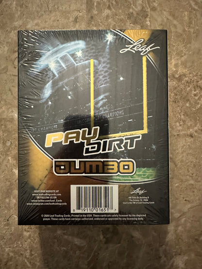 2026 Leaf Paydirt Football Jumbo Hobby Box