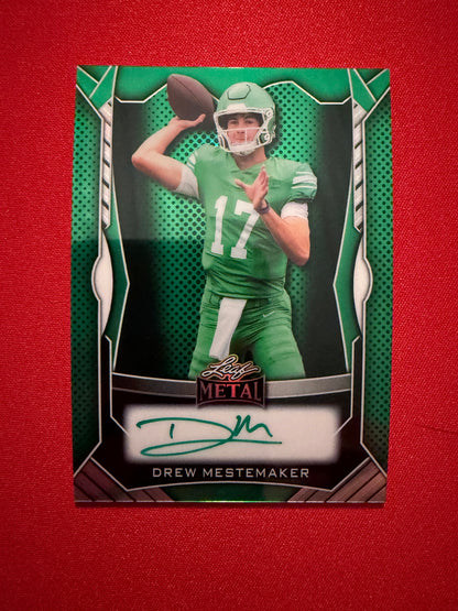 2026 Leaf Pro Set Drew Mestemaker Metal Auto On-Card Color Match /199