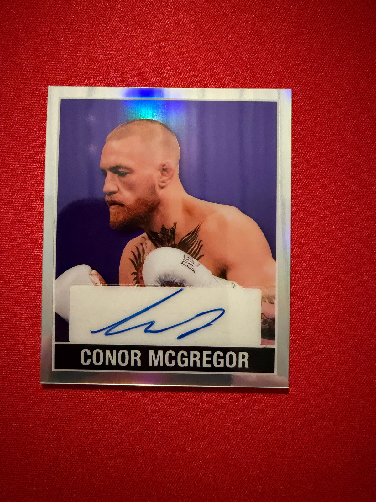 Conor McGregor 2026 Leaf Metal Ring Kings 1948 Auto Purple /7