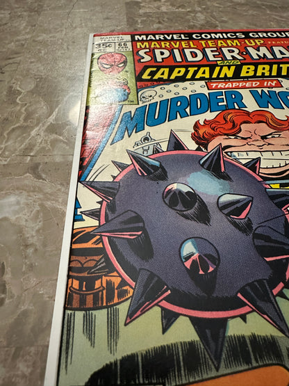 Marvel Team-Up #66 VF- 7.5 (1978 Marvel Comics)