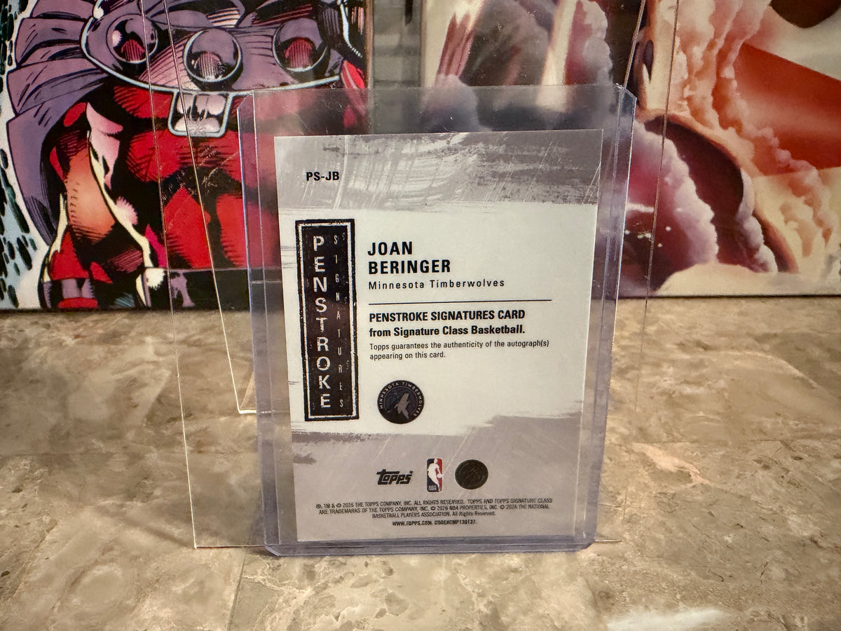 2025-26 Topps Signature Class Joan Beringer Penstroke Signatures RC #PS-JB