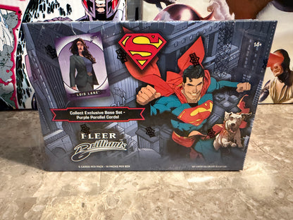 Upper Deck Fleer Brilliants Superman Trading Cards Mega Box