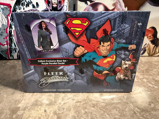 Upper Deck Fleer Brilliants Superman Trading Cards Mega Box