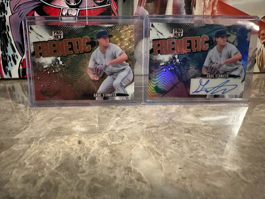 Gage Stanifer 2026 Leaf Pro Set Frenetic 1/1 Super Gold & Blue AUTO /10 LOT