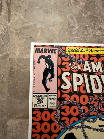 Amazing Spider-Man #300 Newsstand FN+ 6.5 (Marvel Comics 1988) - 1st Venom