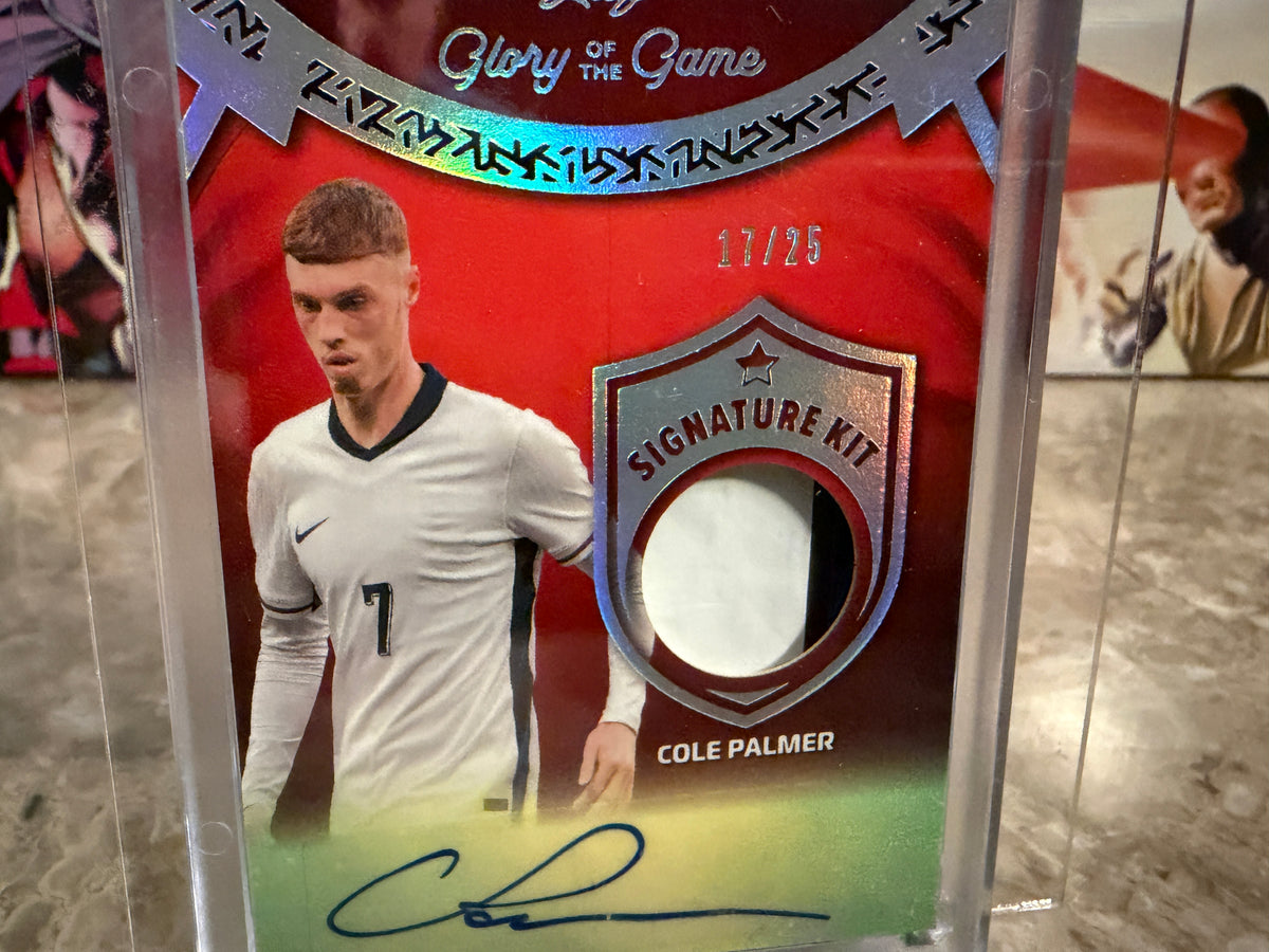 Cole Palmer 2026 Leaf Glory Of The Game Soccer Signature Kit Multicolor Patch /15
