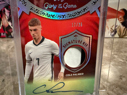 Cole Palmer 2026 Leaf Glory Of The Game Soccer Signature Kit Multicolor Patch /15