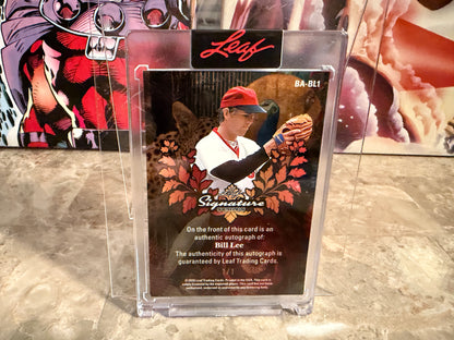 Bill Lee 2026 Leaf Signature Series Base Auto Blue Stardust 1/1