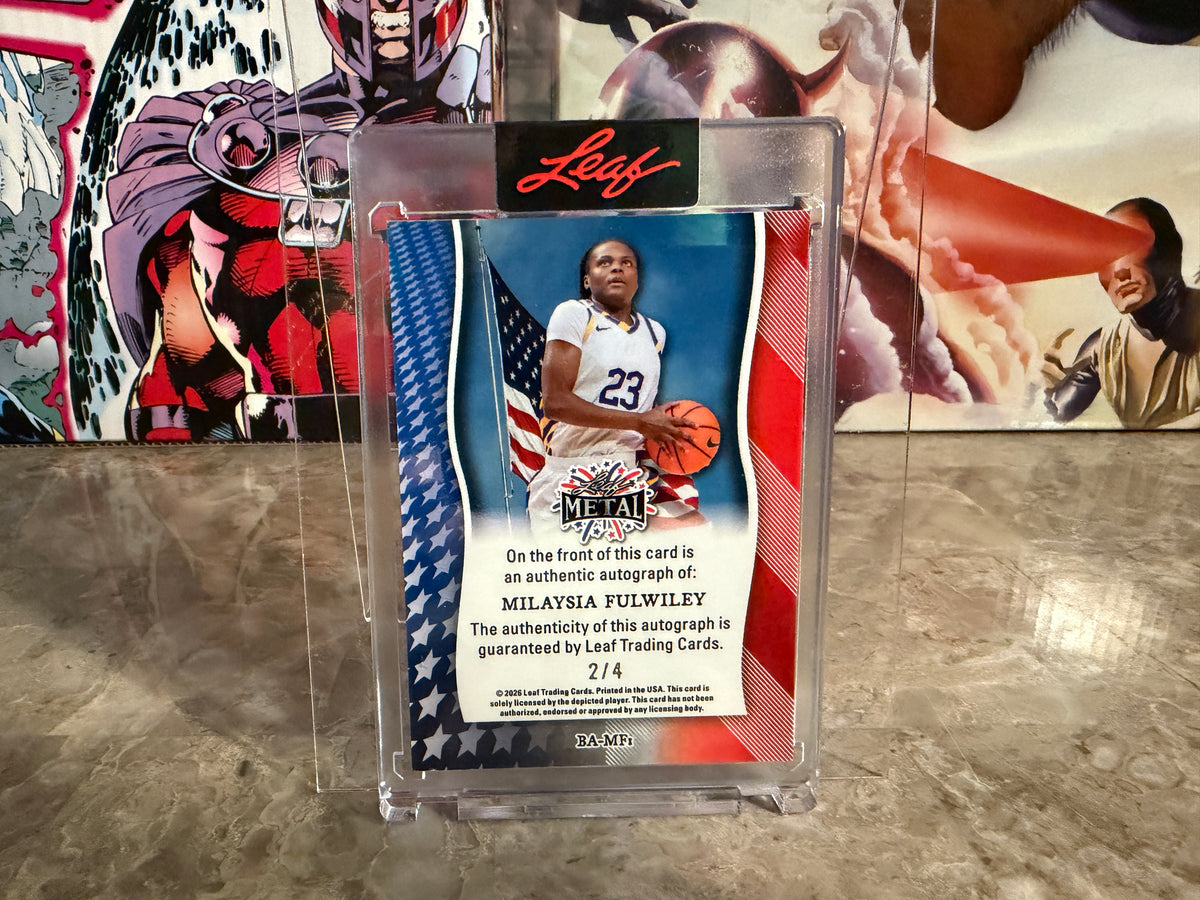 Milaysia Fulwiley 2026 Leaf Independence Day Base Auto 250th Anniversary /4
