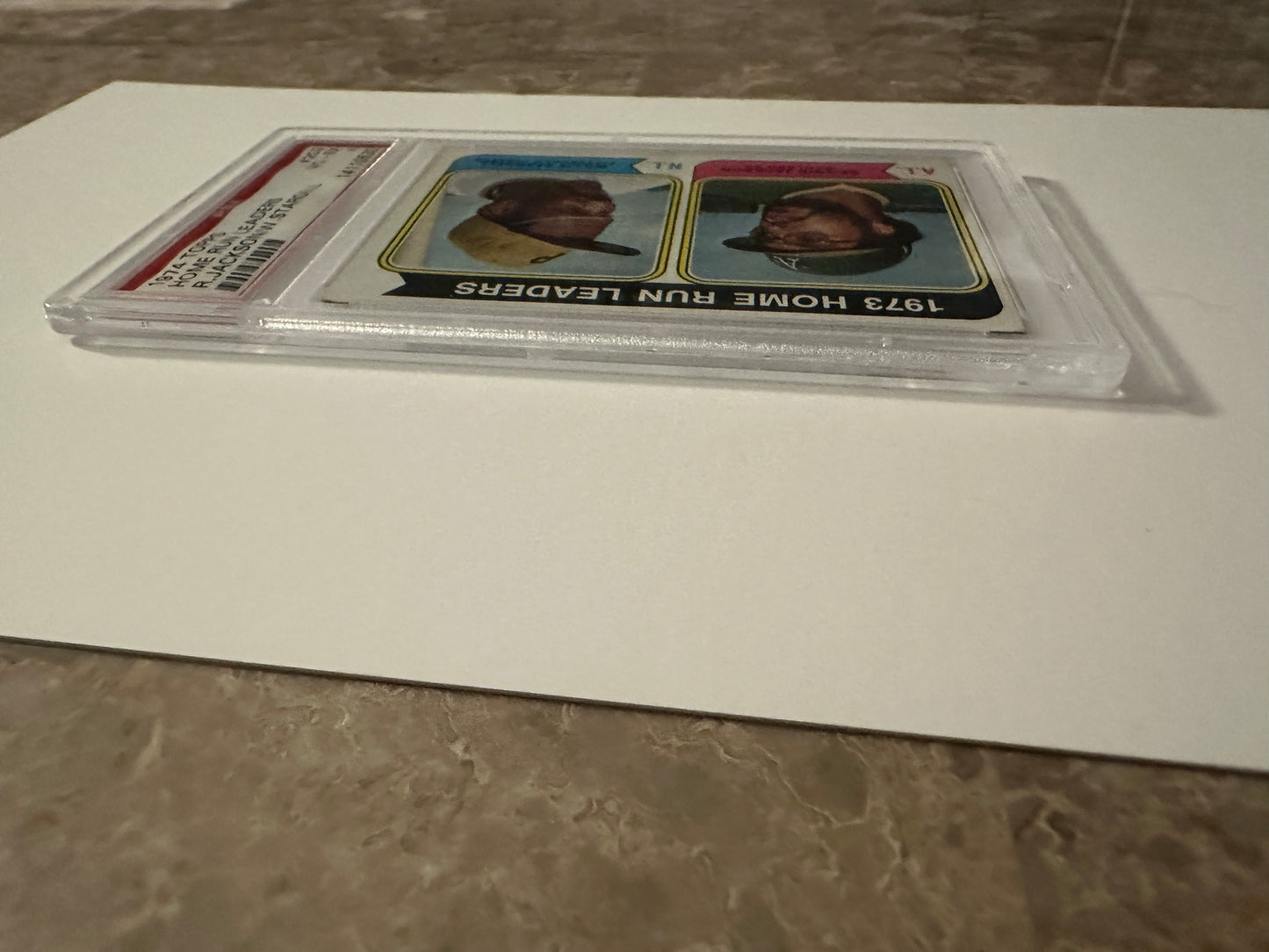 Reggie Jackson/Willie Stargell HR Leaders #202 PSA Graded VG-EX 4 (1974 Topps)