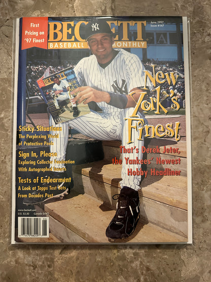 Beckett #147 (June 1997) - Jeter Cover - Great Shape