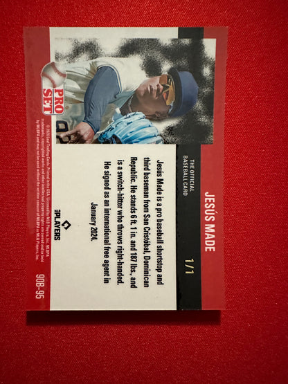 Jesús Made 2026 Leaf Pro Set 1990 Platinum Lazer 1/1 Masterpiece Brewers