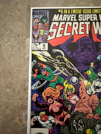 Marvel Super Heroes: Secret Wars #6 VF- 7.5 (Marvel Comics 1984)