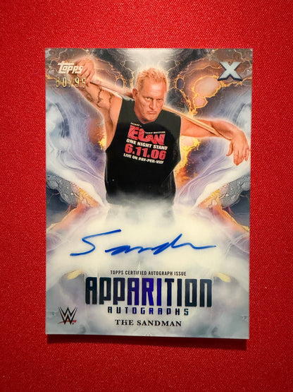 Sandman 2026 Topps Exalted WWE Apparition Autographs /99 #APA-TSM