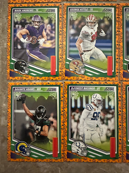 2025 Panini Score a Treat Football (~118 cards) - Rookies and Stars Included