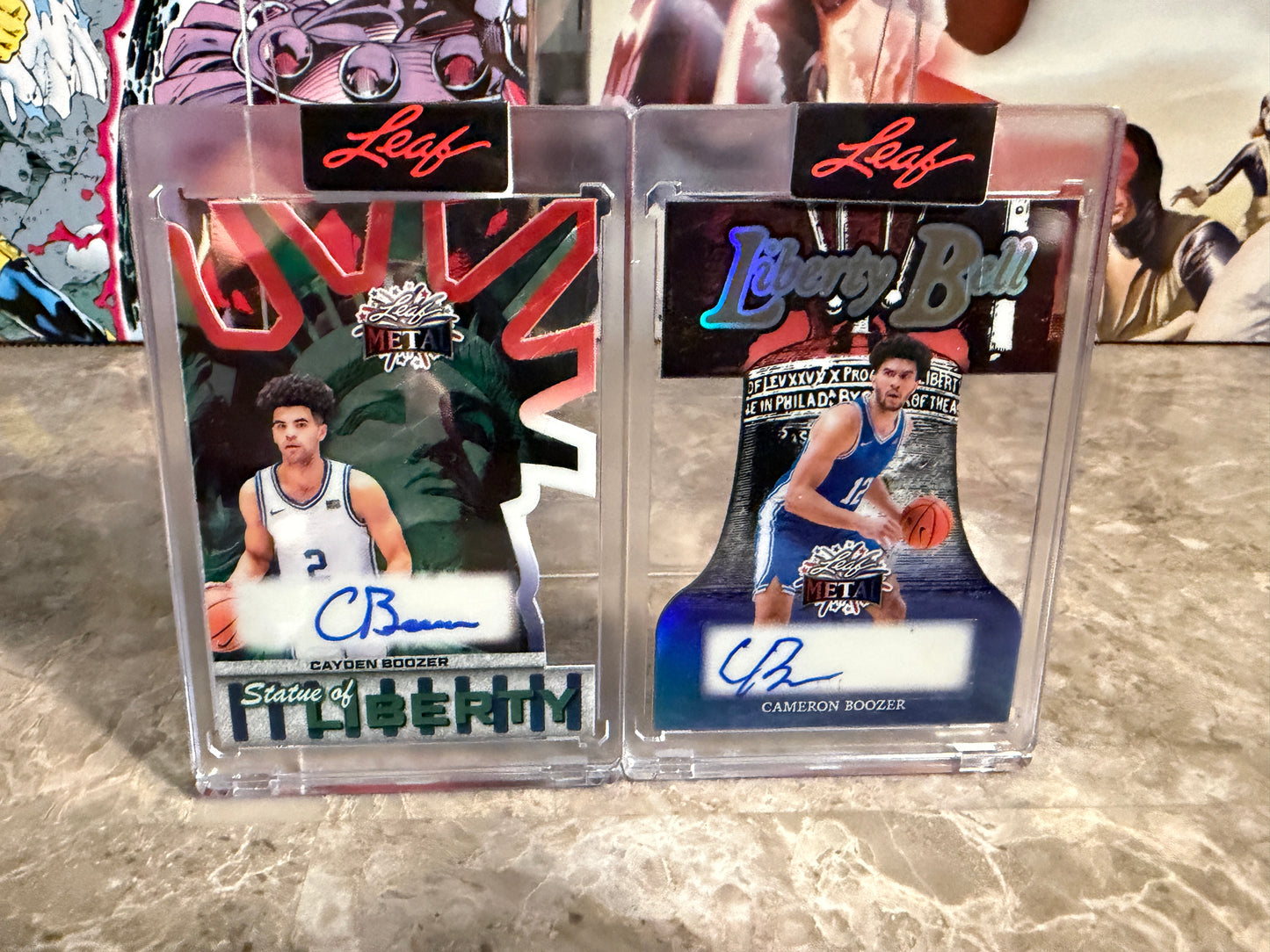 2026 Leaf Metal Independence Day Boozer Auto Super Prismatic Lot – Cayden & Cameron