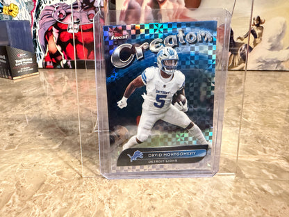 2025 Topps Finest Football David Montgomery Creators X-Fractor #CR-10
