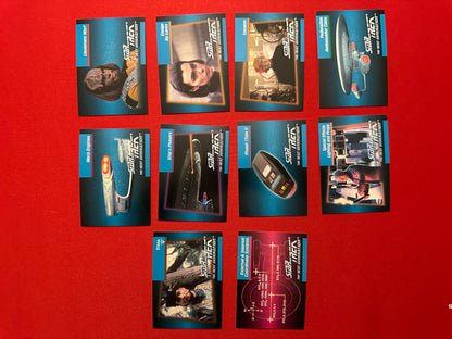 Star Trek Trading Card Lot of 31 Cards - 1993 Skybox Master/1992 Paramount