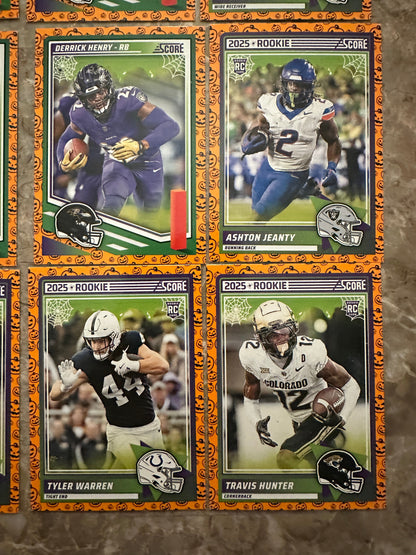 2025 Panini Score a Treat Football (~118 cards) - Rookies and Stars Included