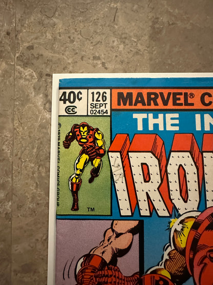 Iron Man #126 Newsstand FN 6.0 (1979 Marvel Comics)