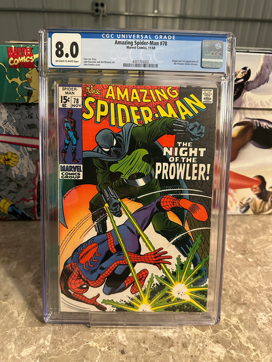 Amazing Spider-Man #78 CGC 8.0 (1969 Marvel)