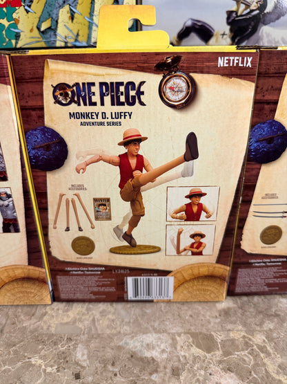 🏴‍☠️ One Piece (Netflix Live-Action) Adventure Series 01 – 3-Figure Full Set