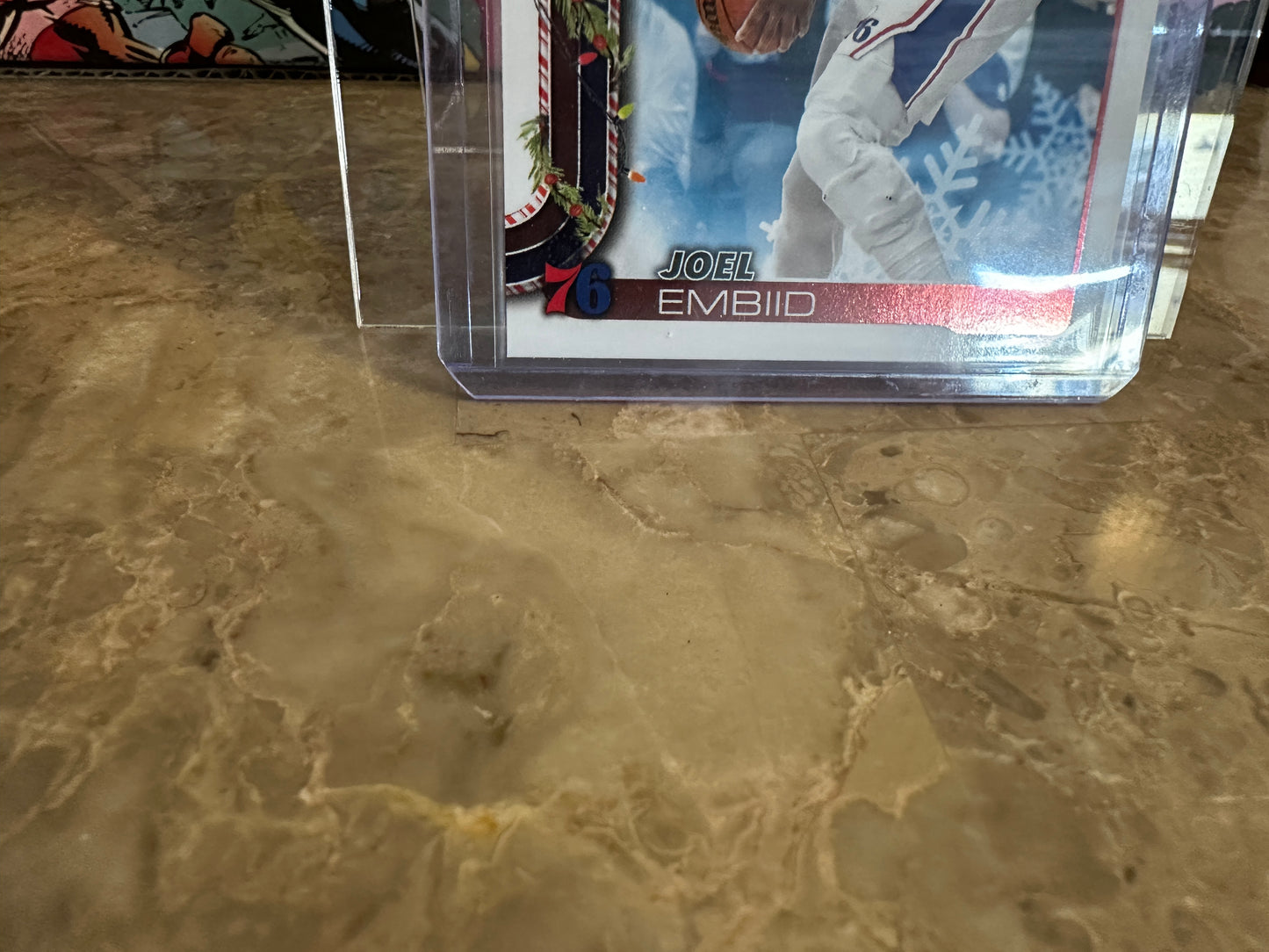 Joel Embid #HE-JE (2025 Topps Holiday Basketball) - Hidden Elf Variation