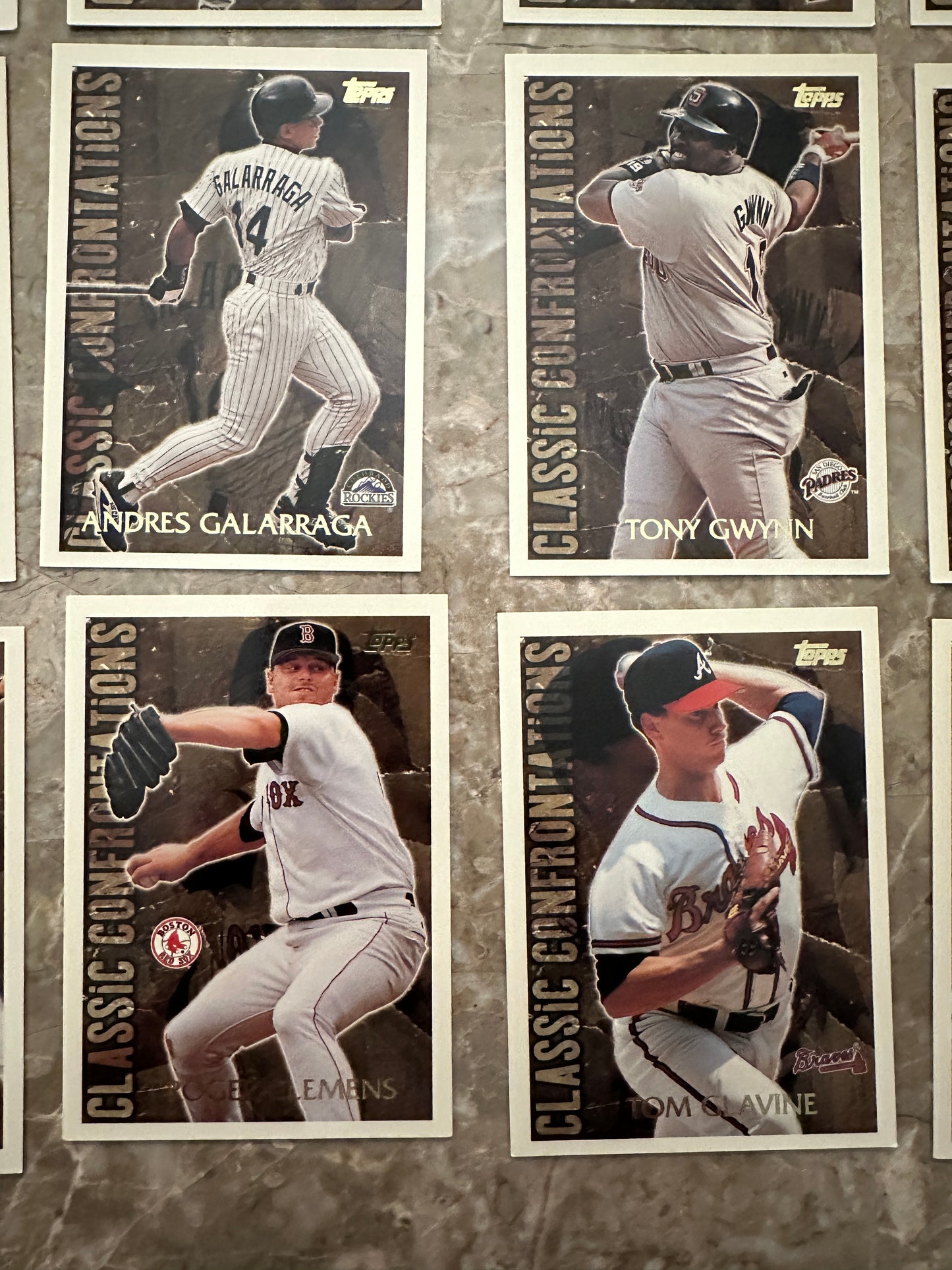 1996 Topps Classic Confrontations Full Set (15 card set)