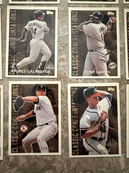 1996 Topps Classic Confrontations Full Set (15 card set)