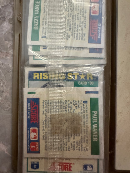 1988-89 Score Baseball's 100 Hottest Rookies Sealed Card Set