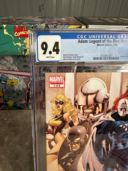 Adam: Legend of the Blue Marvel #1 CGC 9.4 (2009 Marvel)