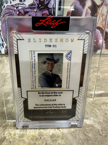 2026 Leaf Slideshow DALLAS 1/1 Gold Super Prismatic 1997 Warner Bros SLIDE