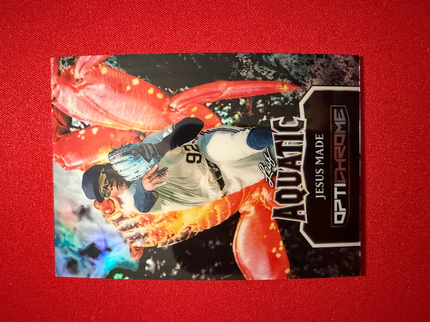 Jesus Made 2025 Leaf Optichrome Baseball Aquatic Crab 1/1