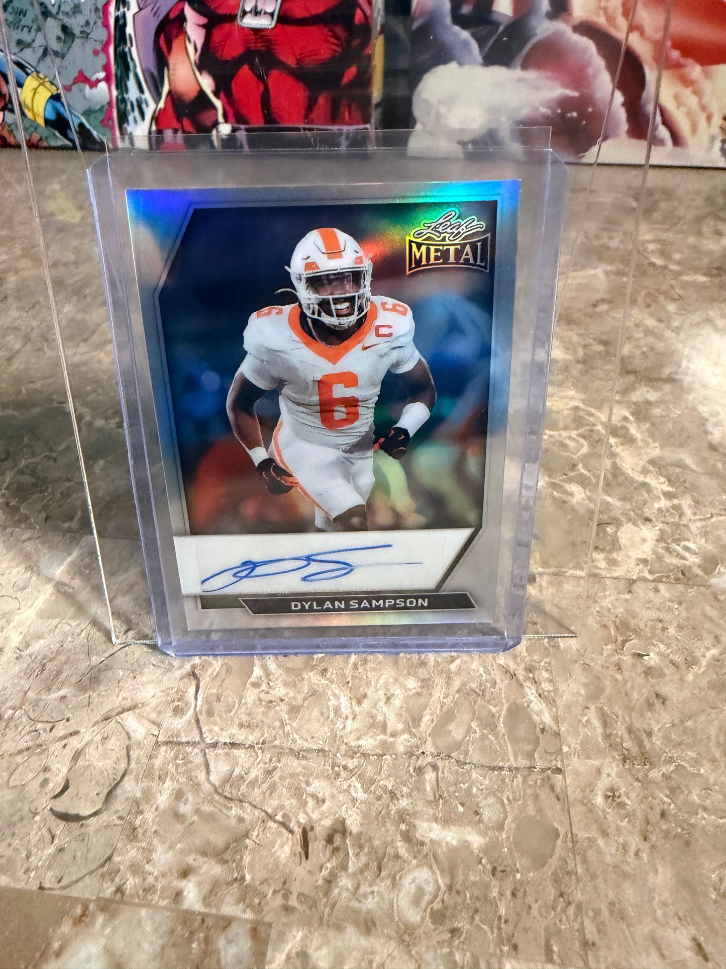 2026 Leaf Metal Dylan Sampson Auto Silver Prismatic 9/12