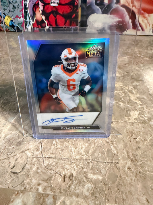 2026 Leaf Metal Dylan Sampson Auto Silver Prismatic 9/12