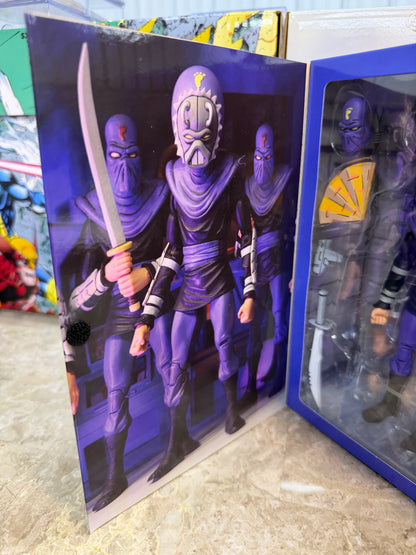 NECA TMNT Cartoon Series Trouble's Afoot Deluxe Foot Soldier Action Figure Set
