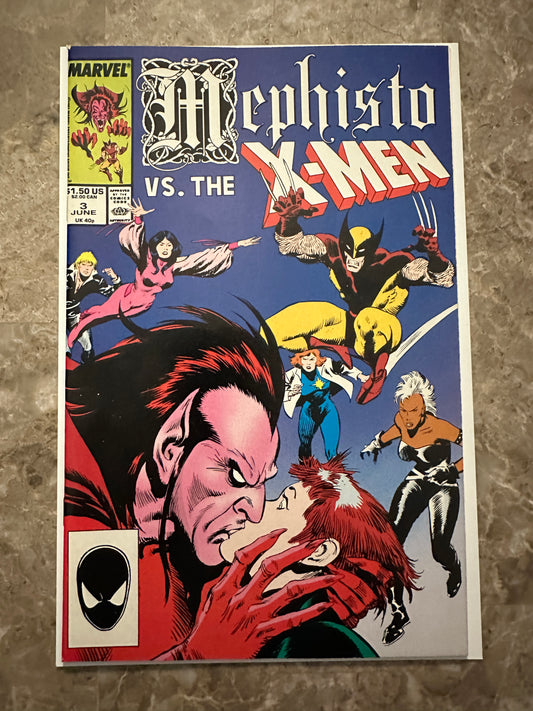 Mephisto vs. (The X-Men) #3 VF/NM 9.0 (Marvel Comics 1987)