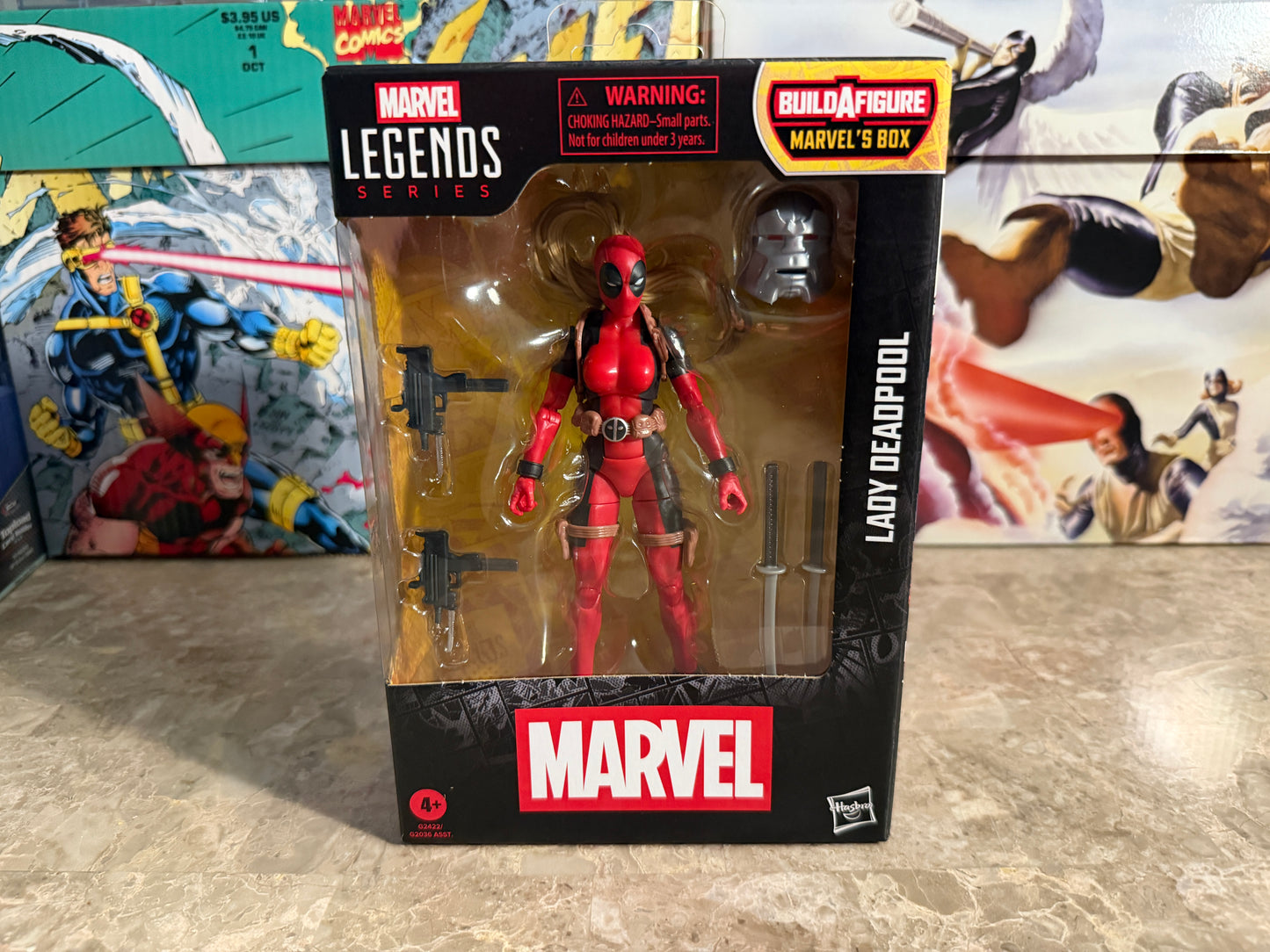 Marvel Legends Series Lady Deadpool Action Figure (Marvel's Box Build-A-Figure Wave)